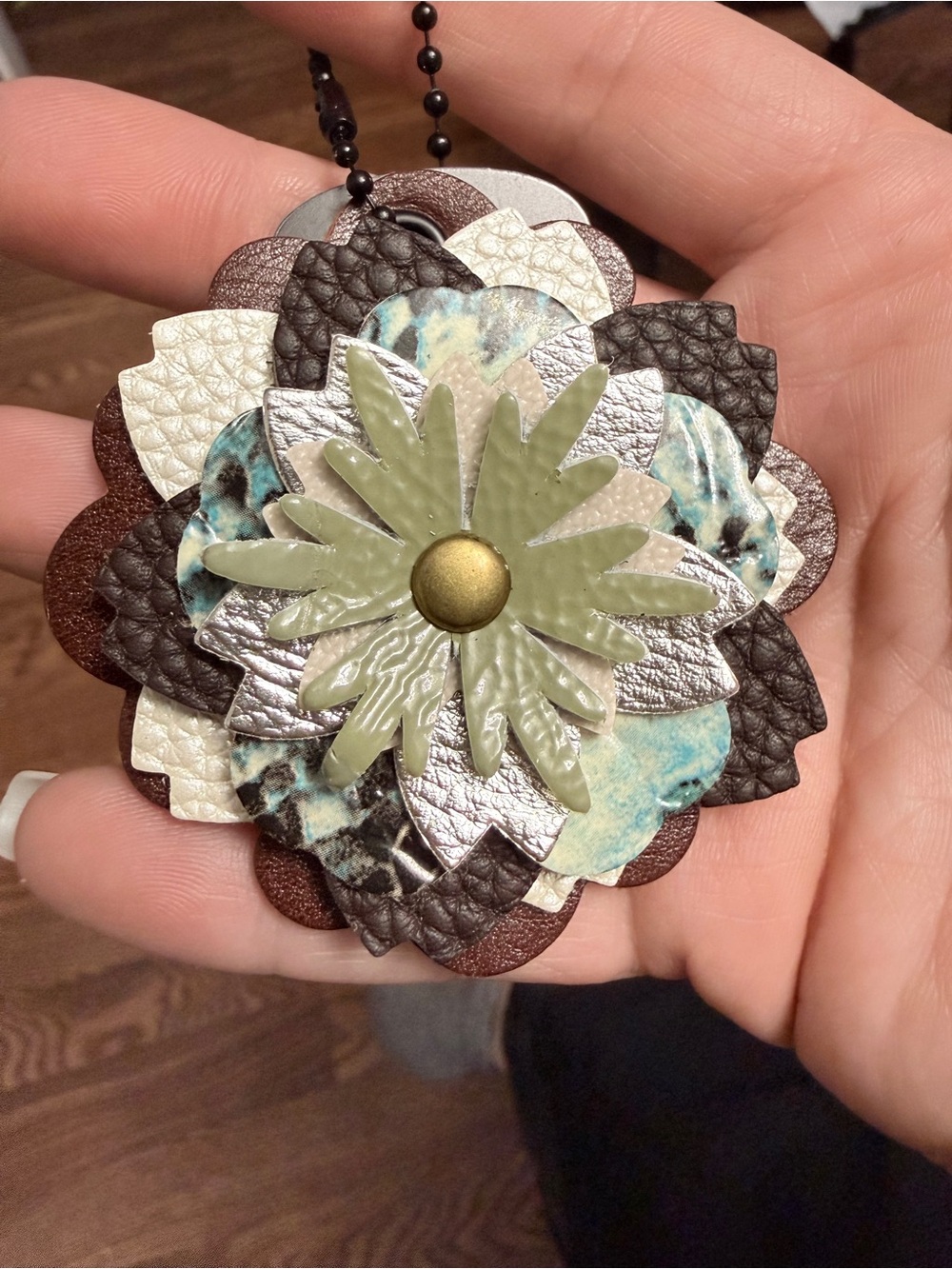 Handmade Floral Bag Charm